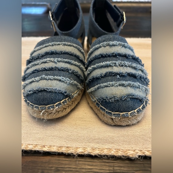 Sole Society Blue Womens Size 6.5 Espadrilles - Picture 7 of 9